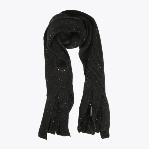 Lola Casademunt Gorros Sombreros Y Guantes<Bufanda con mini lentejuelas NEGRO