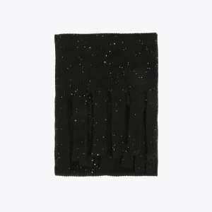 Lola Casademunt Gorros Sombreros Y Guantes<Bufanda con mini lentejuelas NEGRO