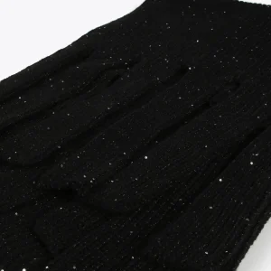 Lola Casademunt Gorros Sombreros Y Guantes<Bufanda con mini lentejuelas NEGRO