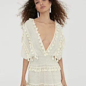 Lola Casademunt Baño<Caftan corto NEGRO