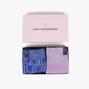 Lola Casademunt Otros Complementos<Caja pack calcetines ROSA-ROJO