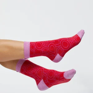 Lola Casademunt Otros Complementos<Caja pack calcetines ROSA-ROJO