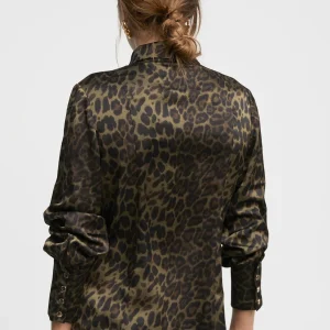 Lola Casademunt Animal Print | Camisas Y Blusas<Camisa animal print NEGRO-VERDE
