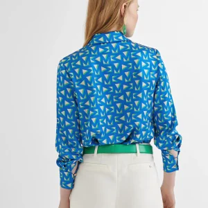 Lola Casademunt Camisas Y Blusas<Camisa azul estamapada ROJO