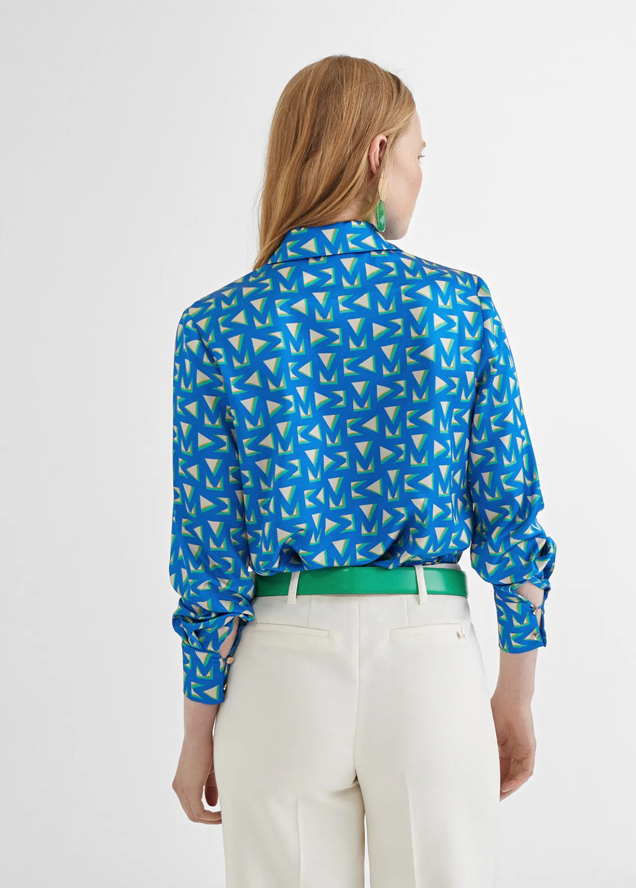 camisa_azul_estamapada_2.webp Lola Casademunt Camisas Y Blusas<Camisa azul estamapada ROJO
