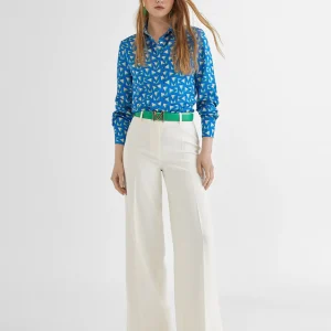 Lola Casademunt Camisas Y Blusas<Camisa azul estamapada ROJO