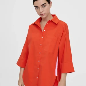 Lola Casademunt Camisas Y Blusas<Camisa basica de algodón BLANCO