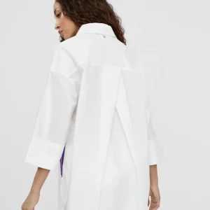 Lola Casademunt Camisas Y Blusas<Camisa basica de algodón BLANCO