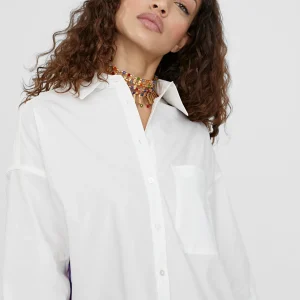 Lola Casademunt Camisas Y Blusas<Camisa basica de algodón BLANCO