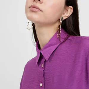 Lola Casademunt Camisas Y Blusas<Camisa basica manga larga LILA