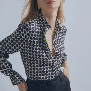 Lola Casademunt Camisas Y Blusas<Camisa detalle fluor | Ropa | Lola Casademunt NEGRO