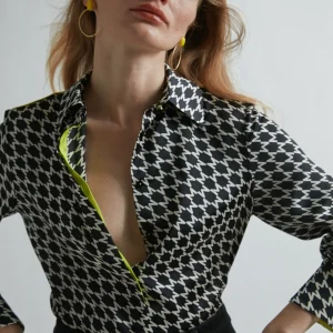 Lola Casademunt Camisas Y Blusas<Camisa detalle fluor |  Ropa | Lola Casademunt NEGRO