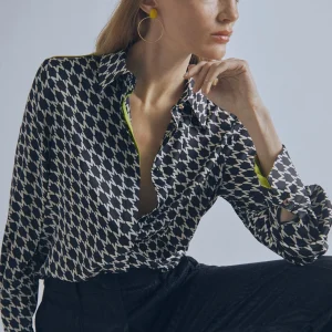 Lola Casademunt Camisas Y Blusas<Camisa detalle fluor | Ropa | Lola Casademunt NEGRO
