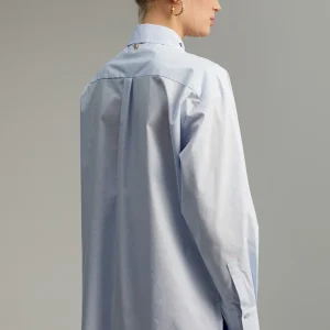 Lola Casademunt Camisas Y Blusas<Camisa detalle joya CELESTE