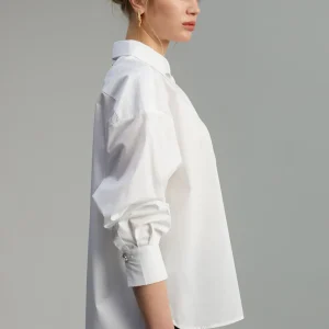 Lola Casademunt Camisas Y Blusas<Camisa detalle joya BLANCO