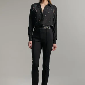 Lola Casademunt Camisas Y Blusas<Camisa detalle joyas NEGRO