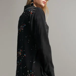 Lola Casademunt Camisas Y Blusas<Camisa detalle joyas NEGRO