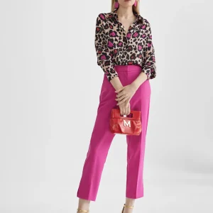Lola Casademunt Camisas Y Blusas<Camisa estampada ROJO-ROSA