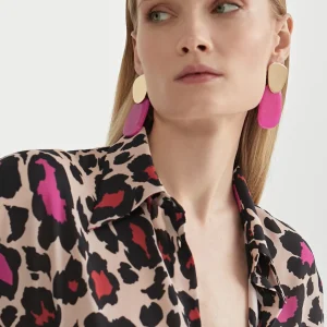 Lola Casademunt Camisas Y Blusas<Camisa estampada ROJO-ROSA