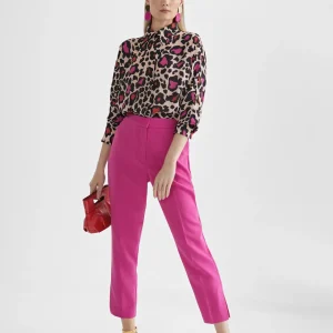 Lola Casademunt Camisas Y Blusas<Camisa estampada ROJO-ROSA