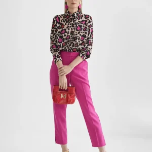 Lola Casademunt Camisas Y Blusas<Camisa estampada ROJO-ROSA