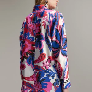 Lola Casademunt Camisas Y Blusas<Camisa estampada paisley ROSA-MULTICOLOR