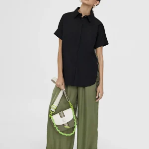 Lola Casademunt Camisas Y Blusas<Camisa estampado espalda NEGRO-VERDE