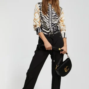Lola Casademunt Animal Print | Camisas Y Blusas<Camisa estampado zebra NEGRO-CRUDO