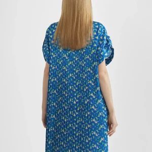 Lola Casademunt Camisas Y Blusas<Camisa larga estampada AZULELECTRICO