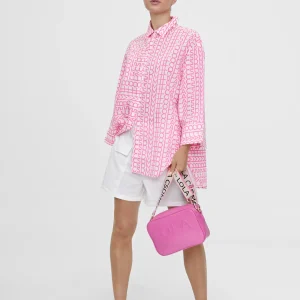 Lola Casademunt Camisas Y Blusas<Camisa logomanía AZULELECTRICO