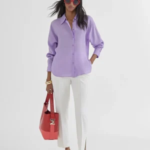 Lola Casademunt Camisas Y Blusas<Camisa monocolor CRUDO