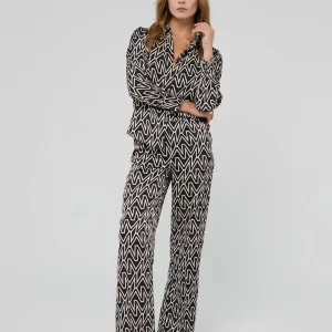 Lola Casademunt Camisas Y Blusas<Camisa monograma M NEGRO-CRUDO
