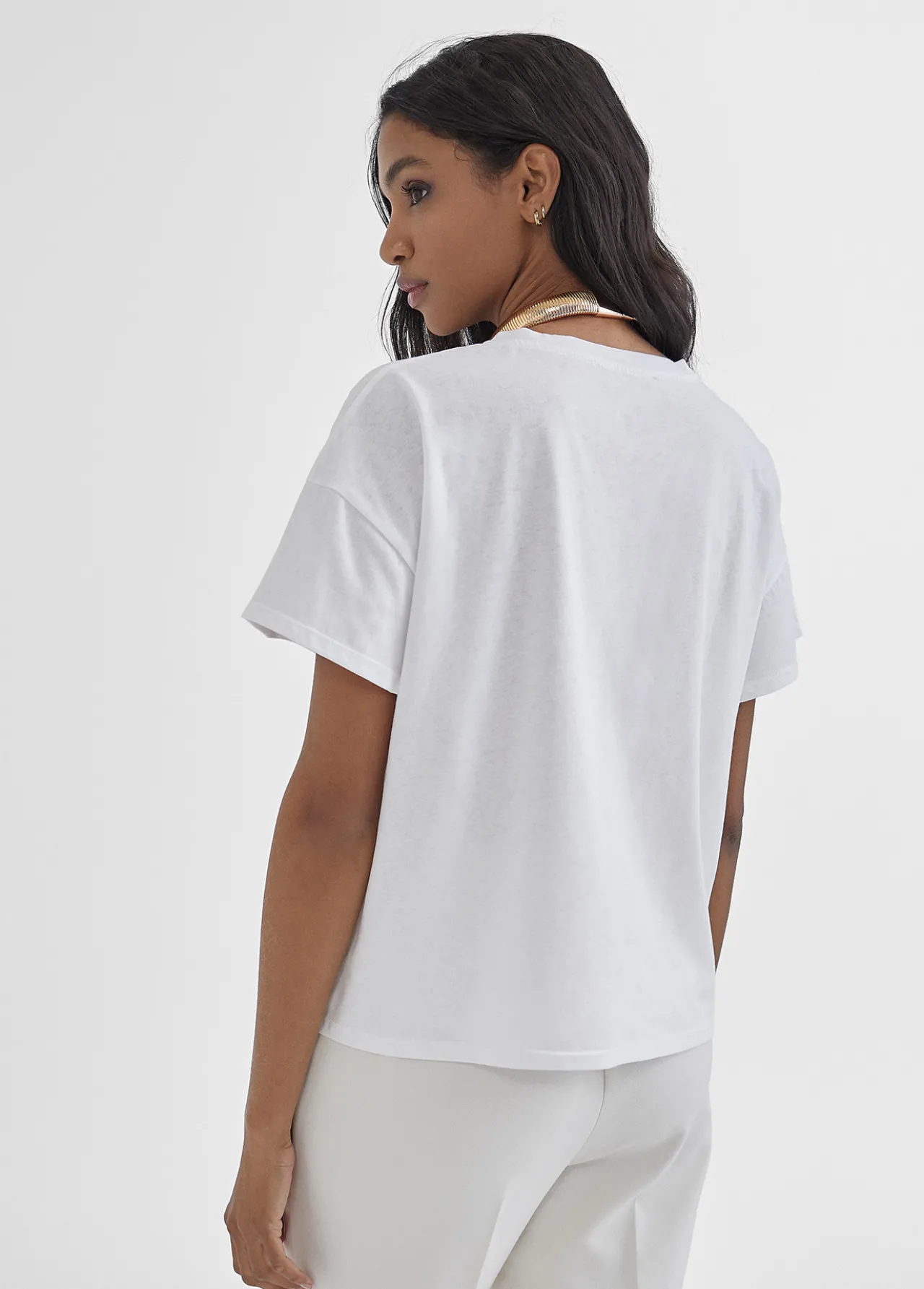 camiseta_city_rojo_3.webp Lola Casademunt Camisetas Y Tops<Camiseta city rojo BLANCO-ROJO