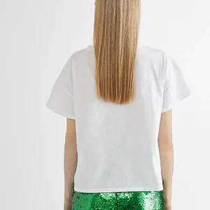 Lola Casademunt Camisetas Y Tops<Camiseta city verde BLANCO-ROJO