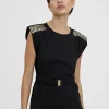 Lola Casademunt Camisetas Y Tops<Camiseta con cinturon BLANCO