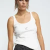 Lola Casademunt Camisetas Y Tops<Camiseta de tirantes BLANCO
