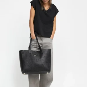 Lola Casademunt Camisetas Y Tops<Camiseta detalle cadena NEGRO