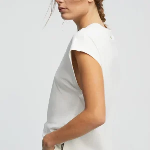 Lola Casademunt Camisetas Y Tops<Camiseta detalle cadena NEGRO