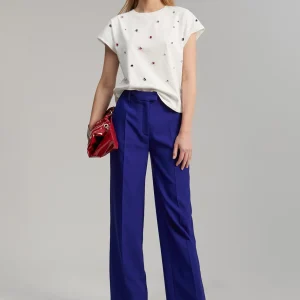 Lola Casademunt Camisetas Y Tops<Camiseta detalle joyas NEGRO