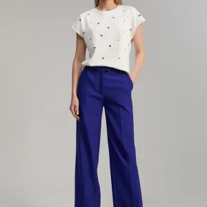Lola Casademunt Camisetas Y Tops<Camiseta detalle joyas NEGRO