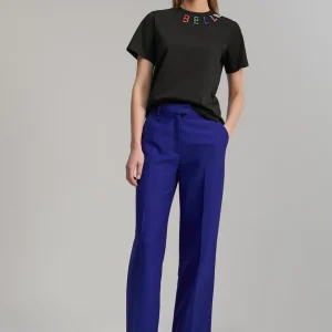 Lola Casademunt Camisetas Y Tops<Camiseta detalle pedrería BLANCO