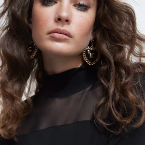 Lola Casademunt Camisetas Y Tops<Camiseta detalle transparencia NEGRO