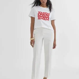 Lola Casademunt Camisetas Y Tops<Camiseta estampado M BLANCO-ROJO