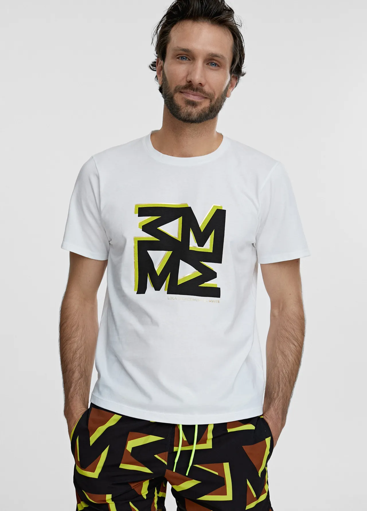 camiseta_hombre_0-2.webp Lola Casademunt Camisetas Y Tops | Baño<Camiseta hombre BLANCO-ROJO