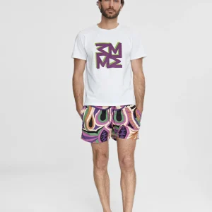 Lola Casademunt Camisetas Y Tops | Baño<Camiseta hombre BLANCO-ROJO