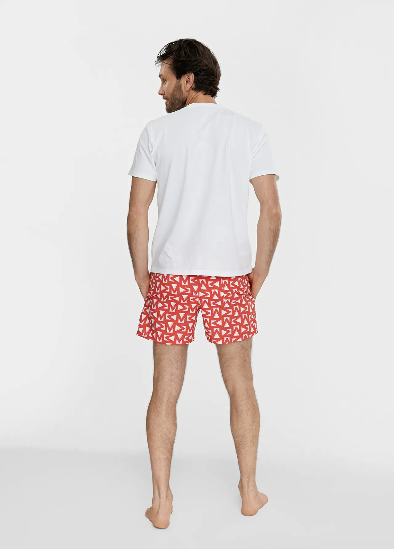 camiseta_hombre_3.webp Lola Casademunt Camisetas Y Tops | Baño<Camiseta hombre BLANCO-ROJO