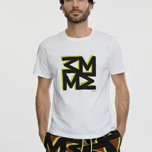 Lola Casademunt Camisetas Y Tops | Baño<Camiseta hombre BLANCO-ROJO