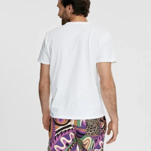 Lola Casademunt Camisetas Y Tops | Baño<Camiseta hombre BLANCO-ROJO