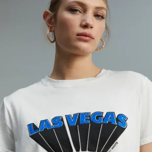 Lola Casademunt Camisetas Y Tops<Camiseta Las Vegas BLANCO