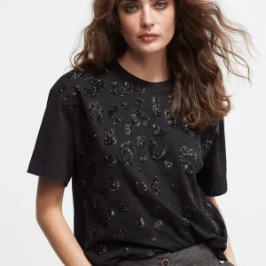 Lola Casademunt Camisetas Y Tops<Camiseta lentejuelas GRIS